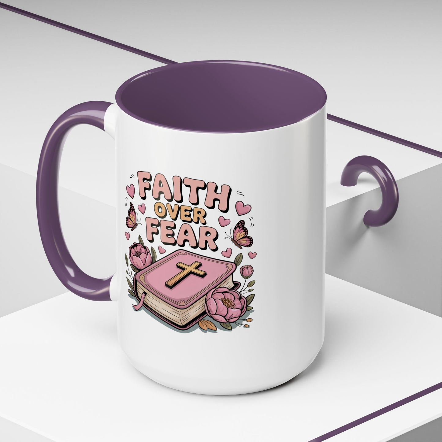 Religious Mug - Faith Over Fear