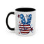 4th of July Mug - America Peace Sign