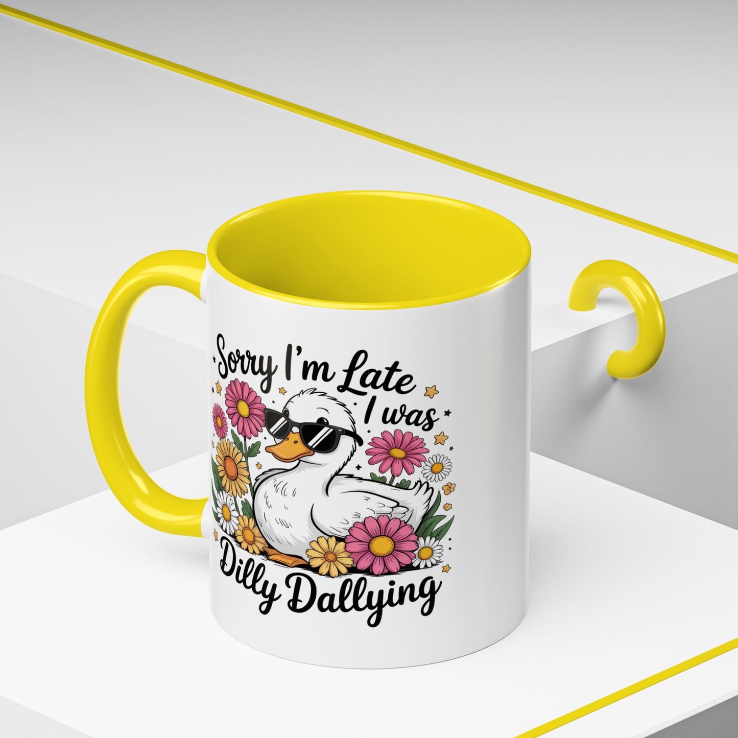 Humor Mug - Sorry I'm Late