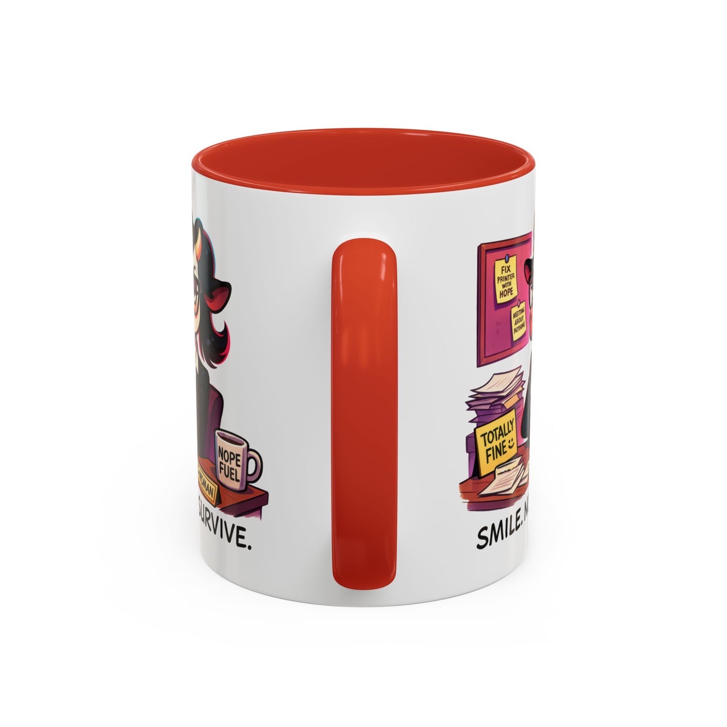 Office Mug - Smile Nod Survive