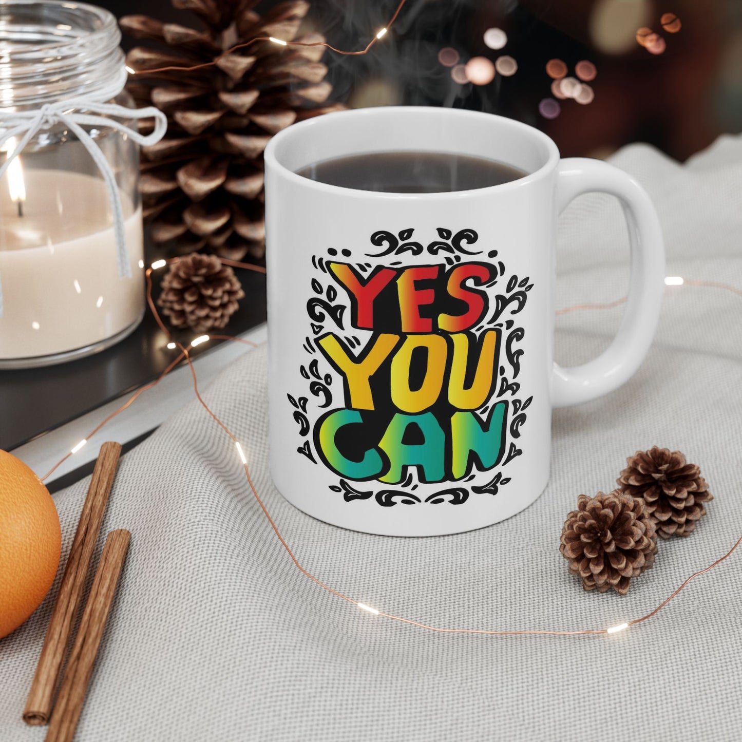 Motivation Mug - Yes You Can Regge