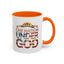 4th of July Mug - One Nation Under God Cross Flag
