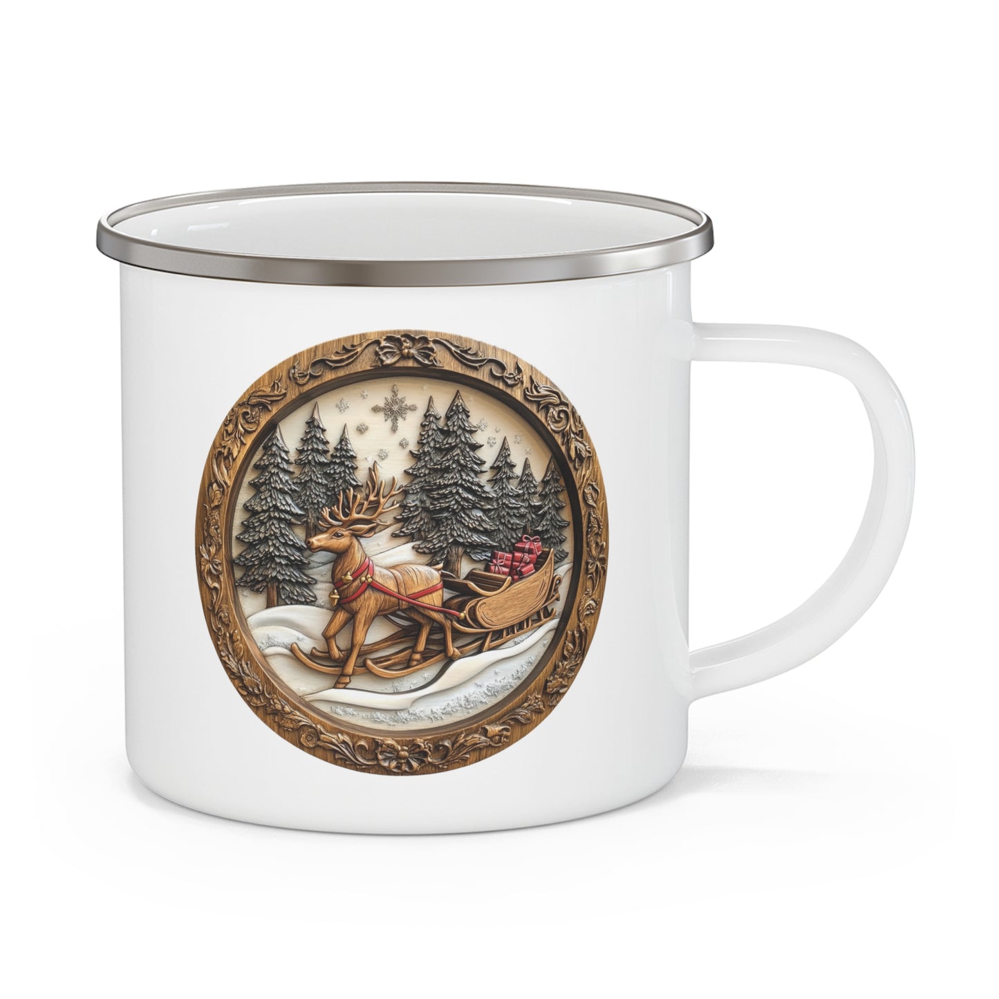 Christmas Mug - Reindeer Sleigh
