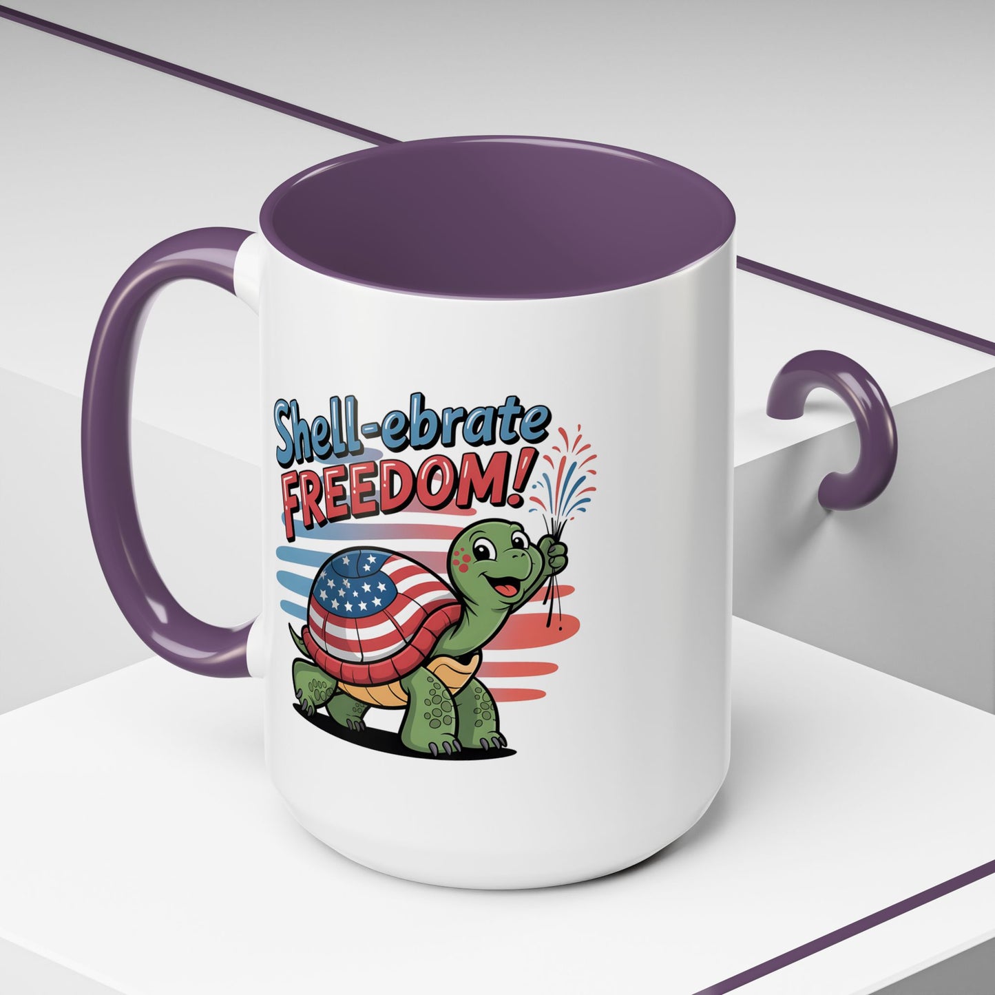 4th of July Mug - Shell-ebrate Freedom