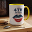 4th of July Mug - Happy 4th of July Flag Lips
