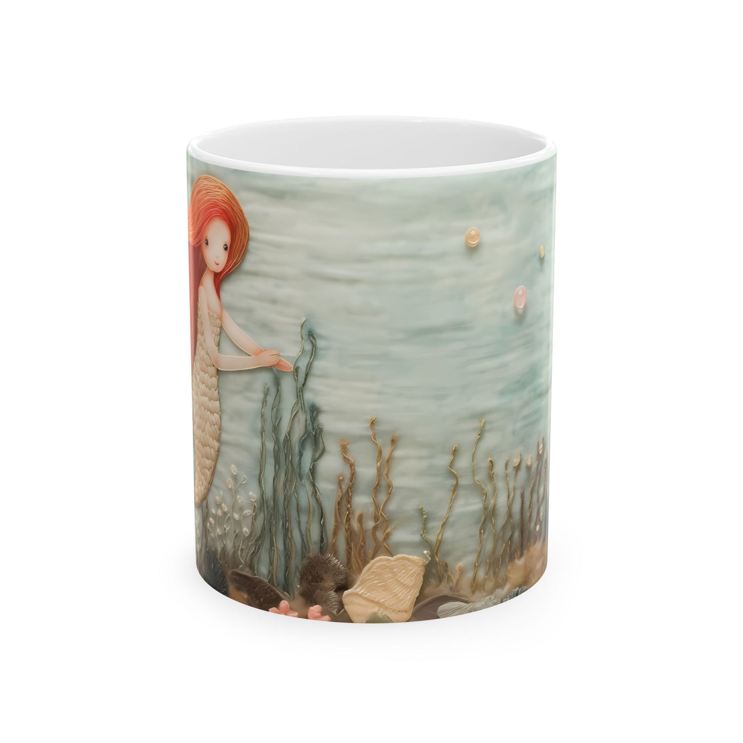 Artistic Mug - Felted Mermaid 2