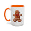 Christmas Mug - Decorative Gingerbread Man