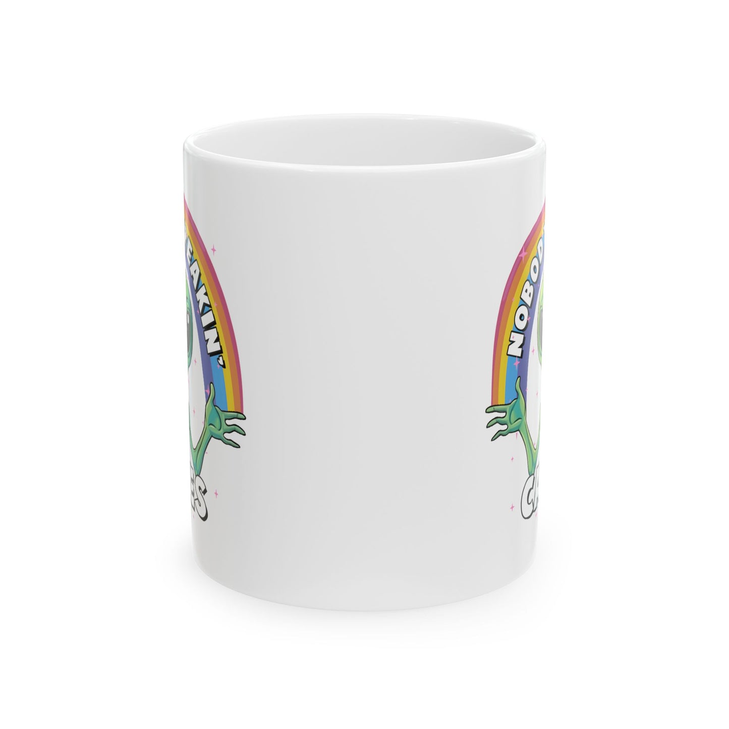 Alien Mug - Nobody Freakin Cares