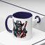 4th of July Mug - Skeleton with American Flag