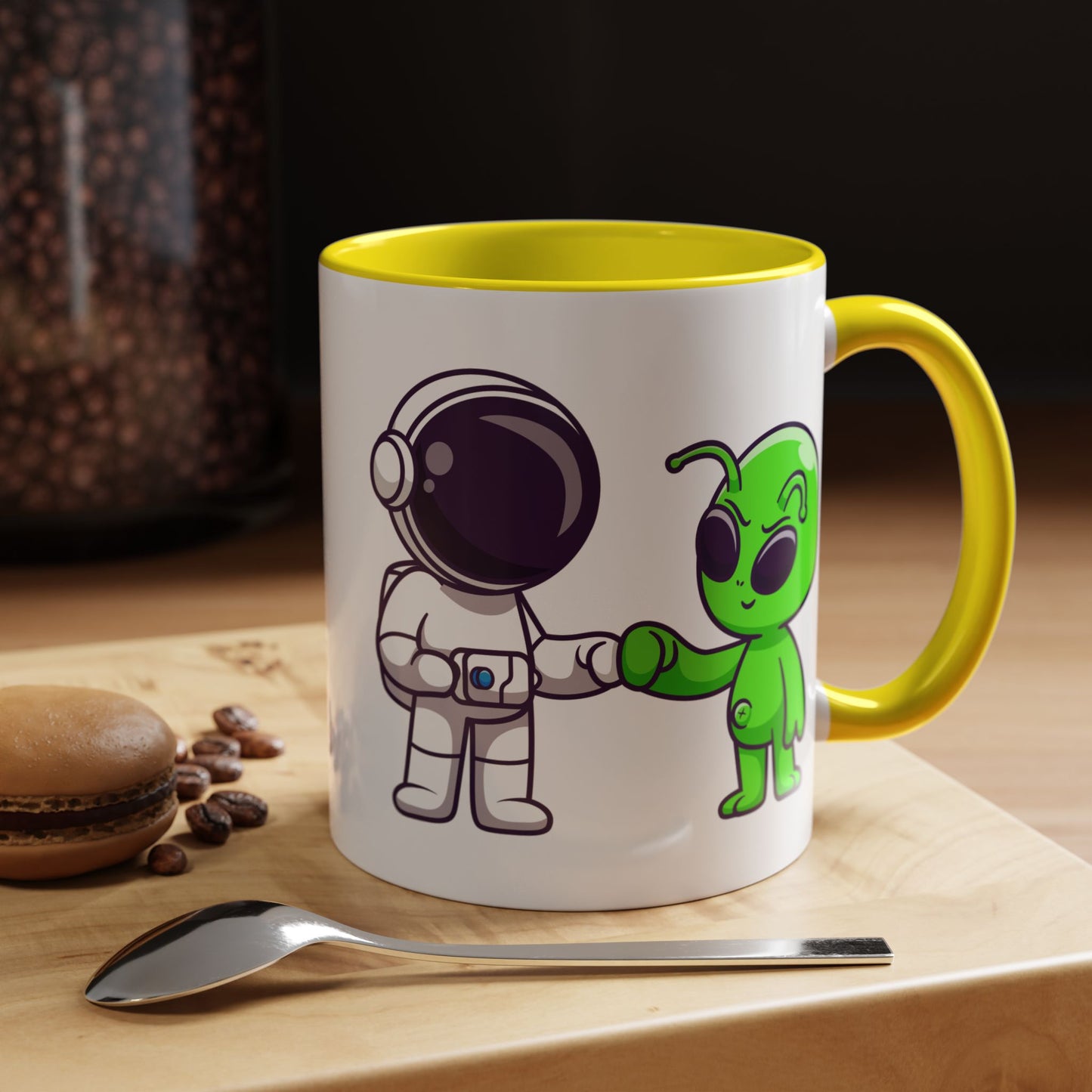 Alien Mug - Astronaut Alien Fist Pump