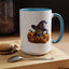 Halloween Mug - Witch Cat Hiding In Pumpkins