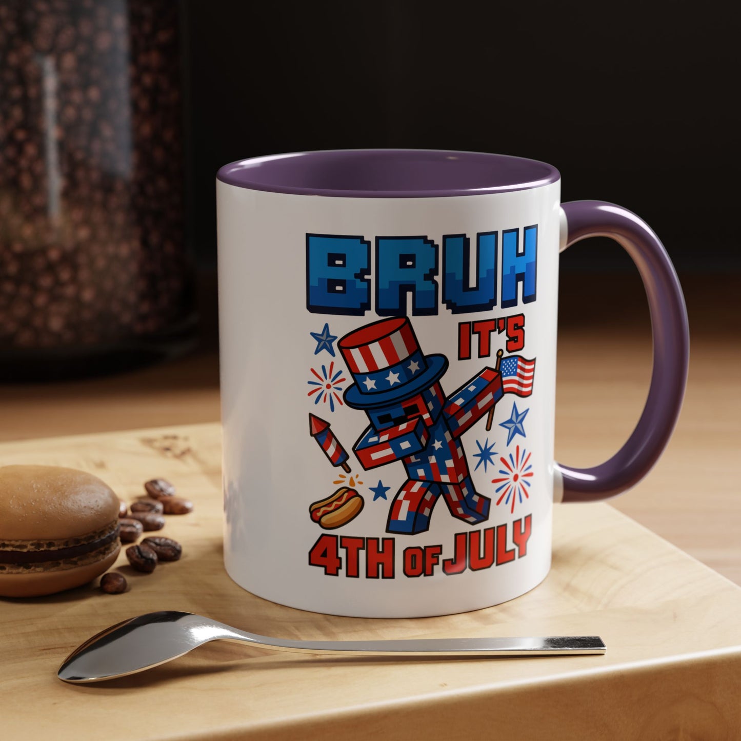 4th of July Mug - Bruh It's 4th of July