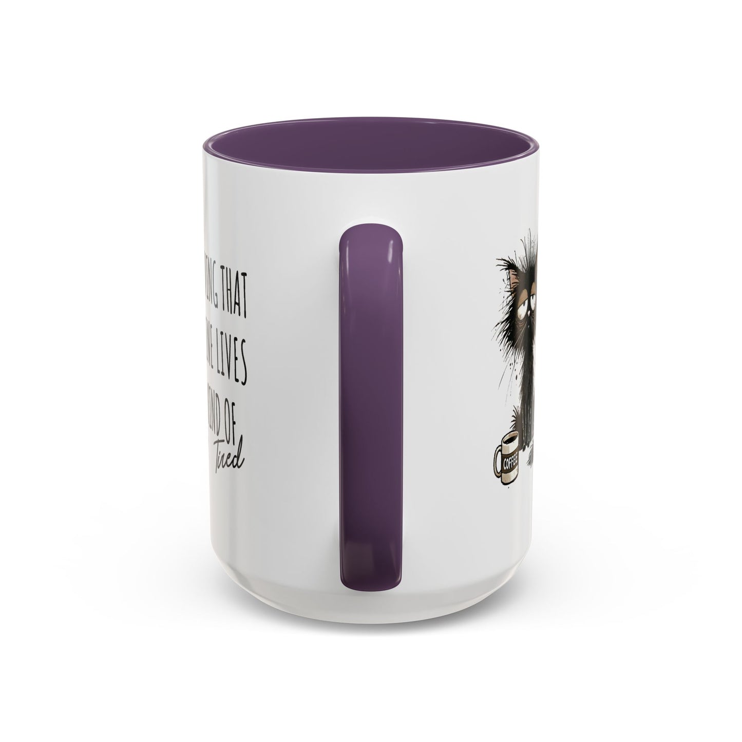 Humor Mug - Living That Nine Lives