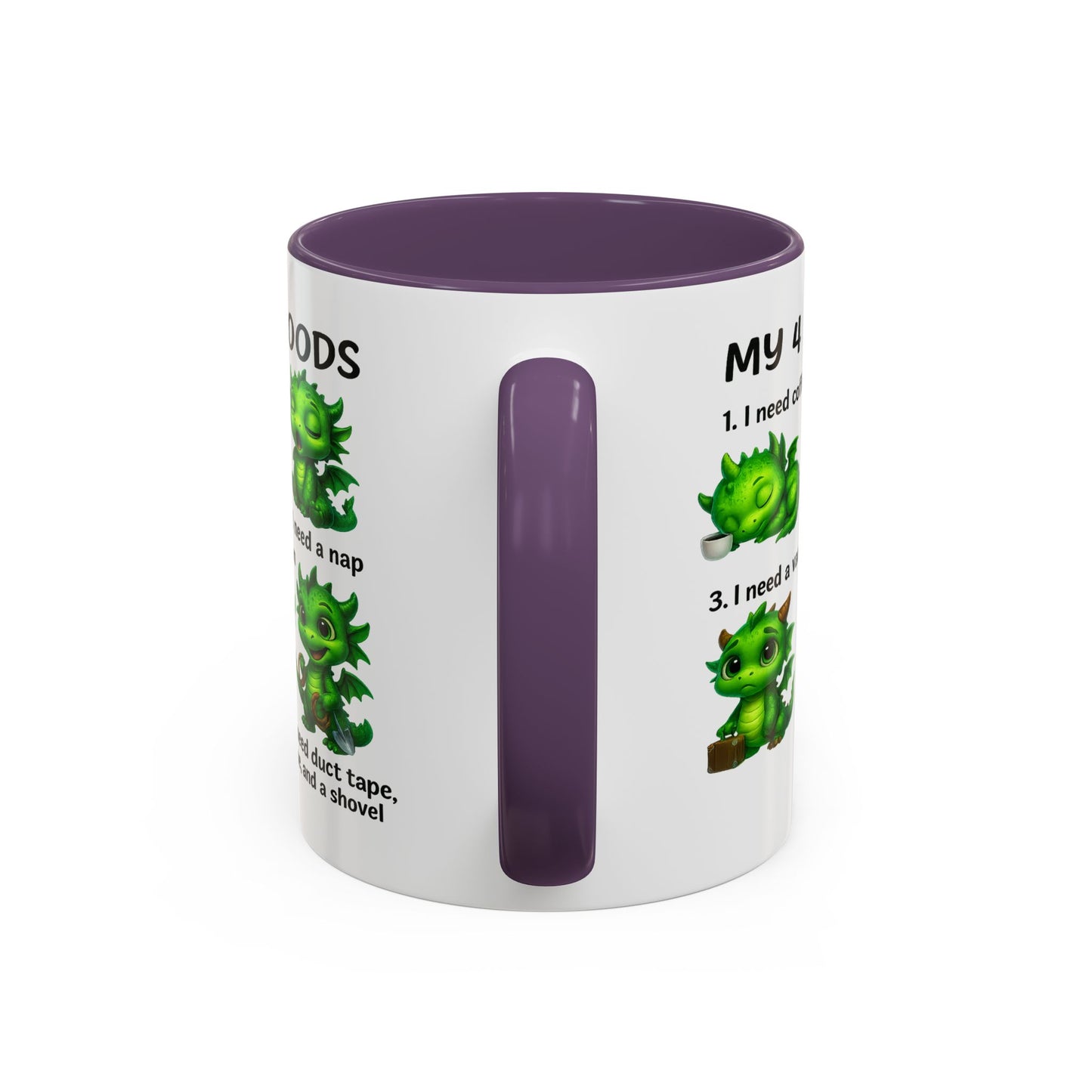 Humor Mug - My 4 Moods Dragon