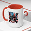 4th of July Mug - Skull With American Flag
