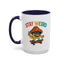 Humor Mug - Stay Weird Mushroom Skateboard