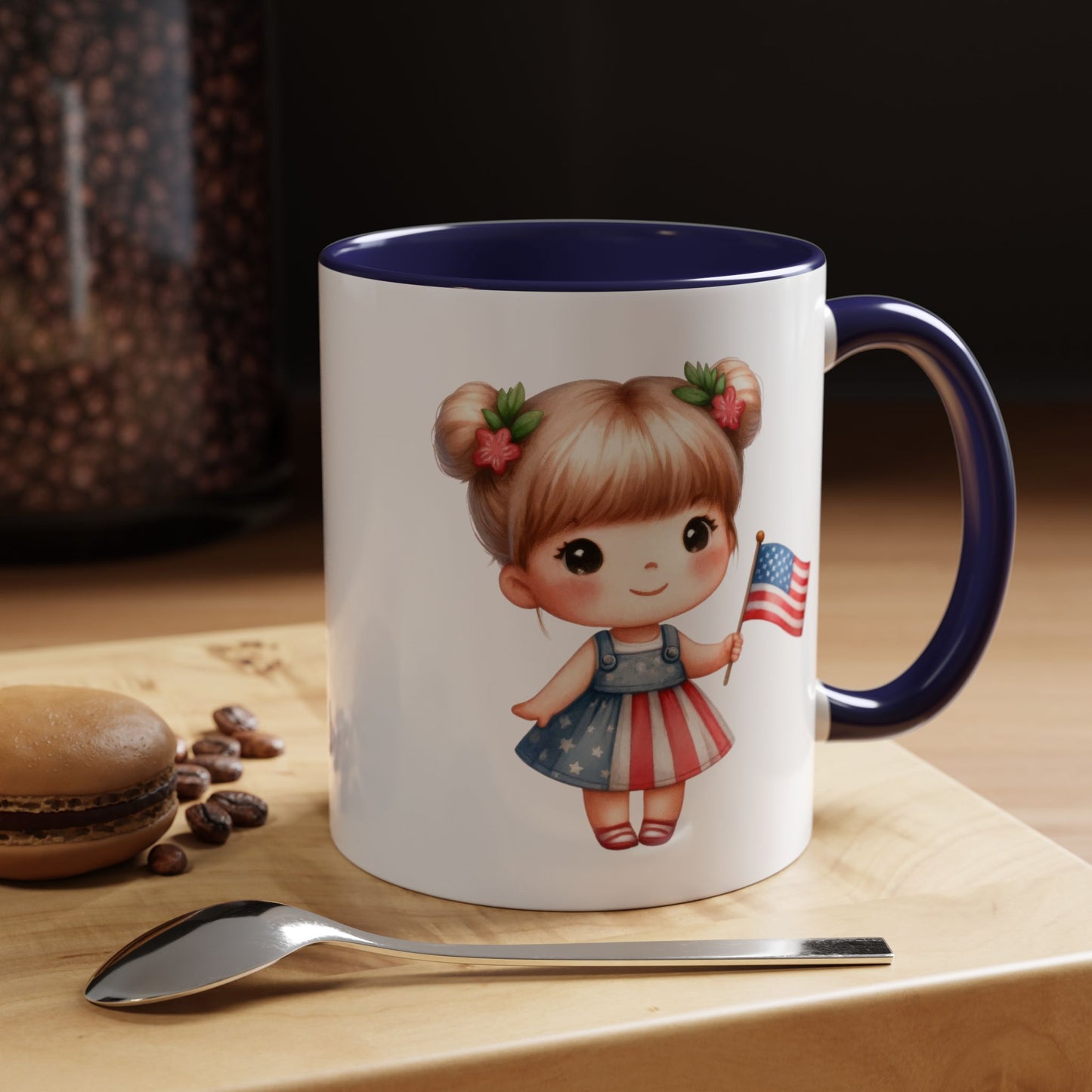 4th of July - American Girl Flag