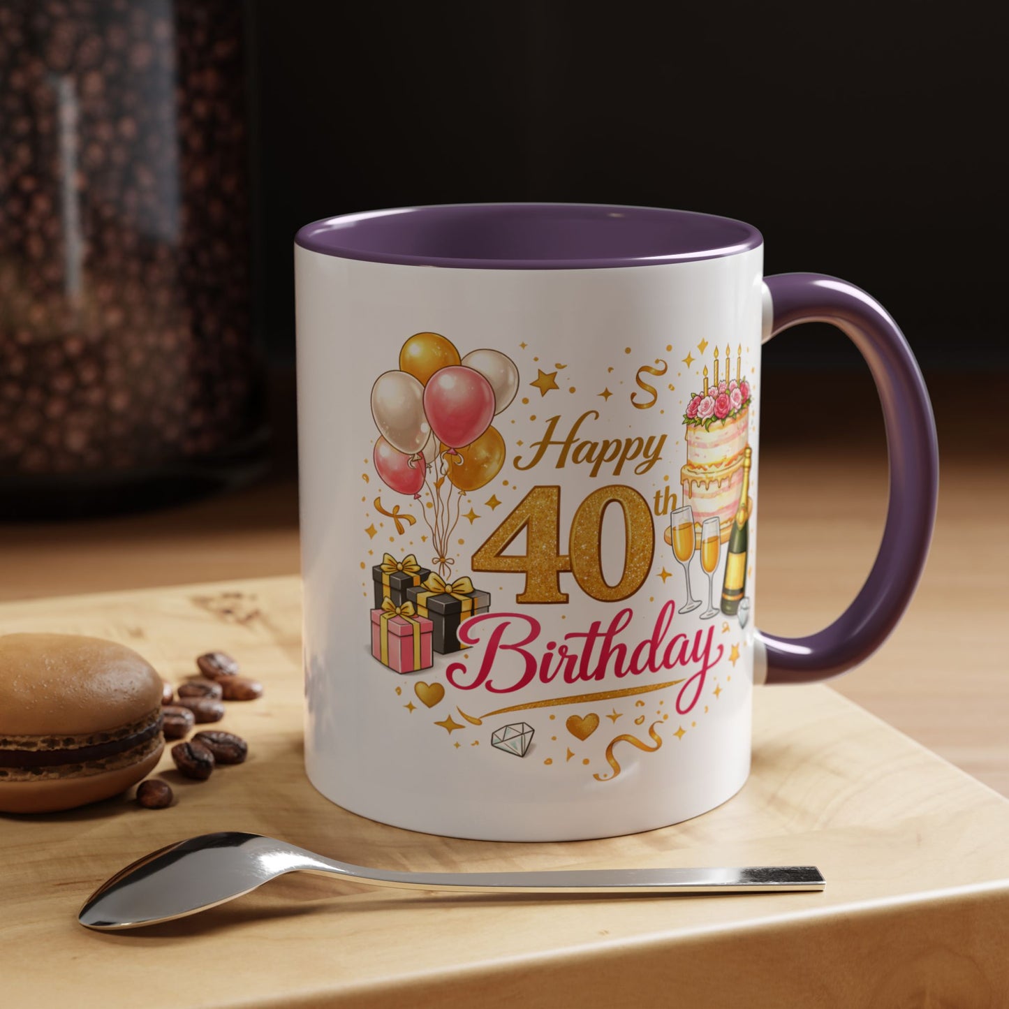 Birthday Mug - Happy 40th