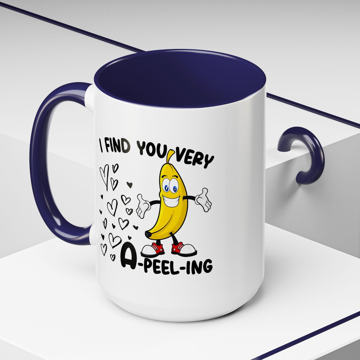Adult Mug - I Find You Very A-Peel-Ing