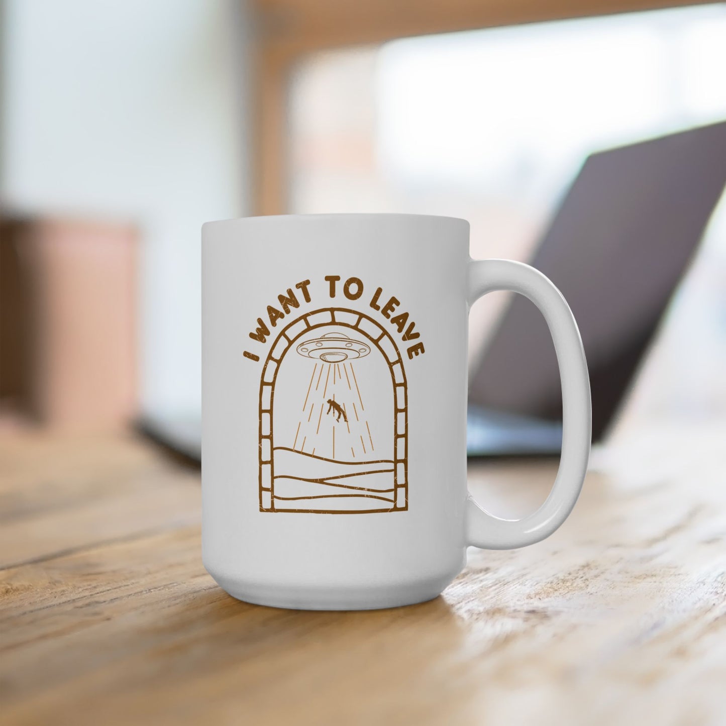 Alien Mug - I Want To Leave