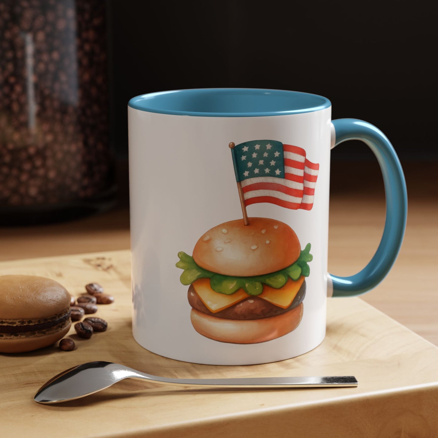 4th of July - Burger Flag