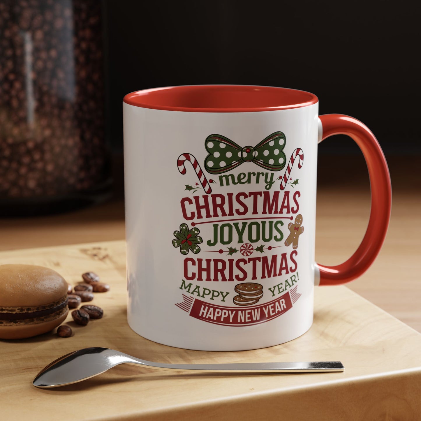 Christmas Mug - Merry Christmas Joyous Christmas Happy New Year
