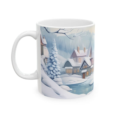 Christmas Mug - Snowy Landscape Wrap