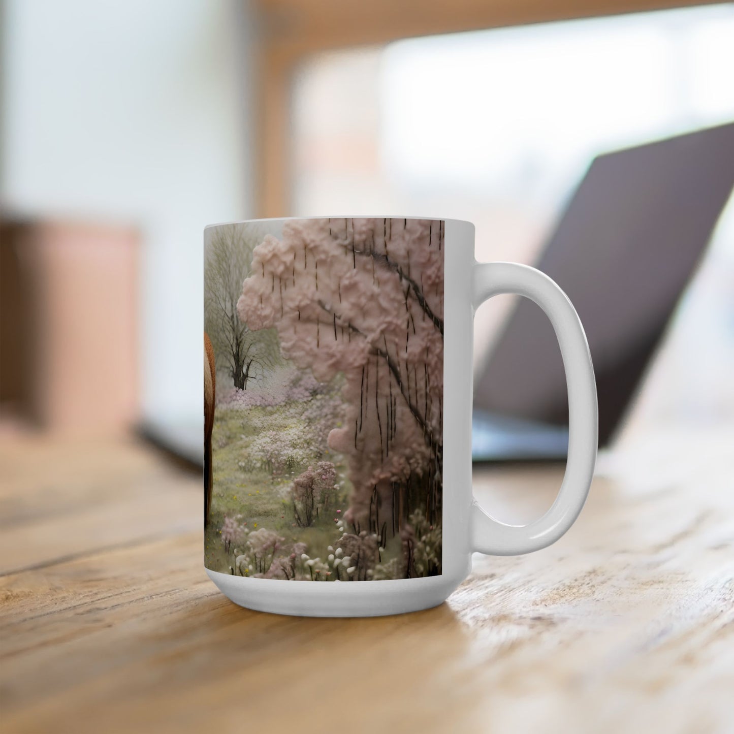 Artistic Mug - Felted Horse 3