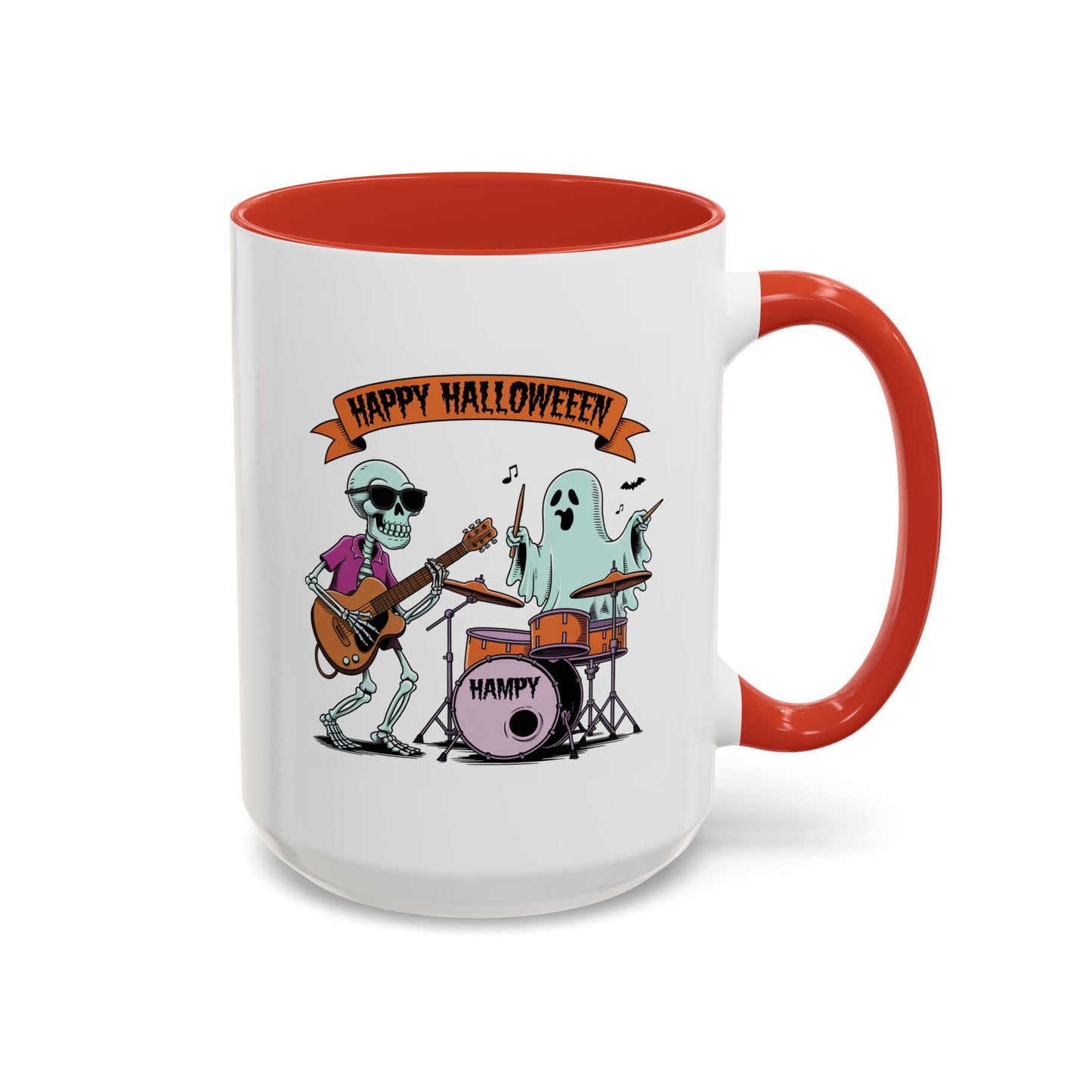 Halloween Mug - Skeleton & Ghost Band