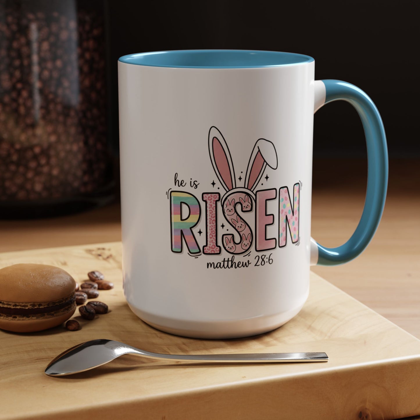 Easter Mug - He Is Risen Bunny