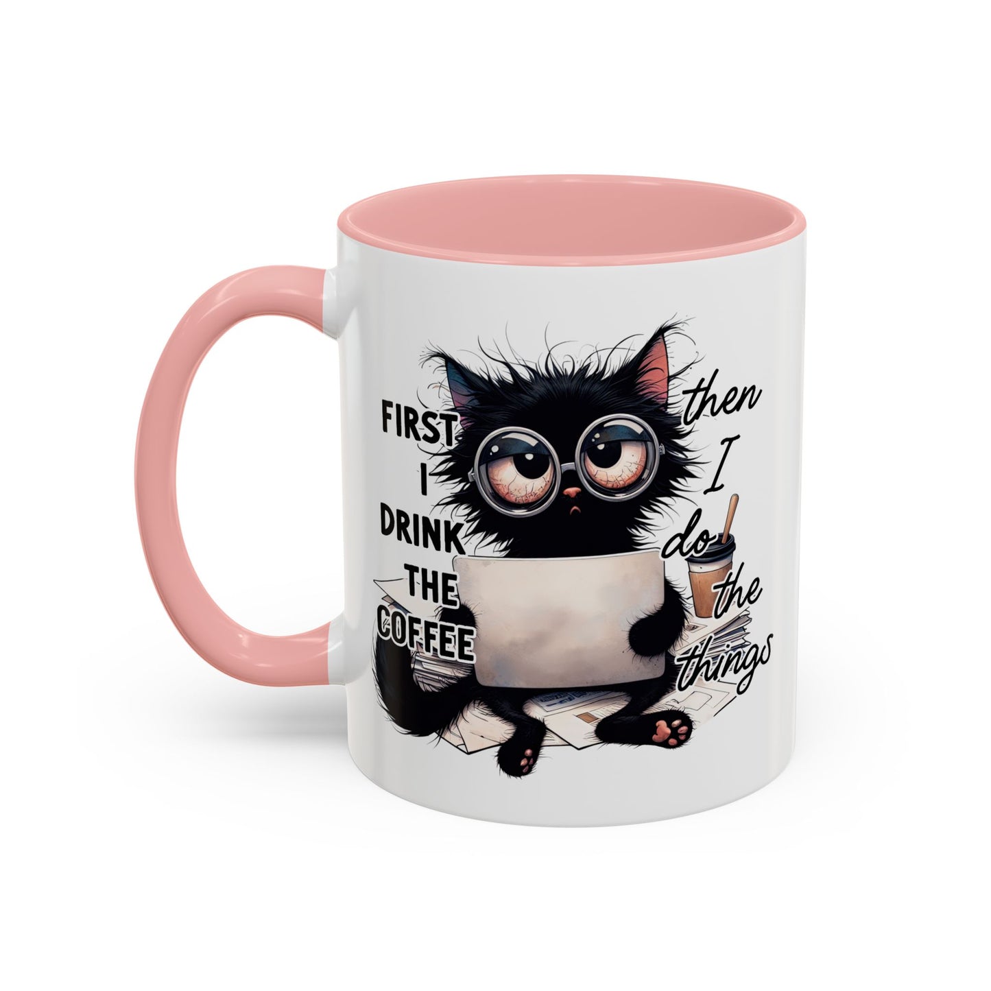 Animal Mug - First I Drink The Coffee