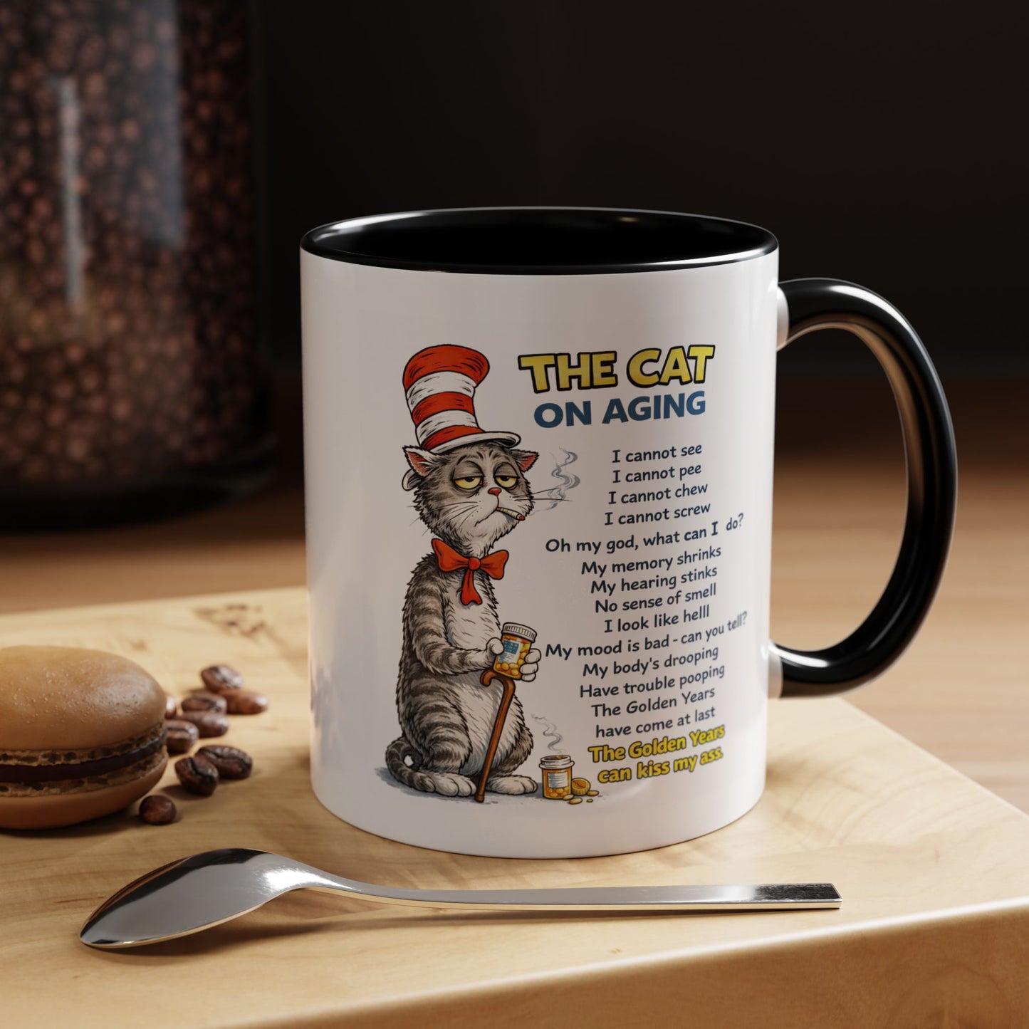 Humor Mug - The Cat Of Aging