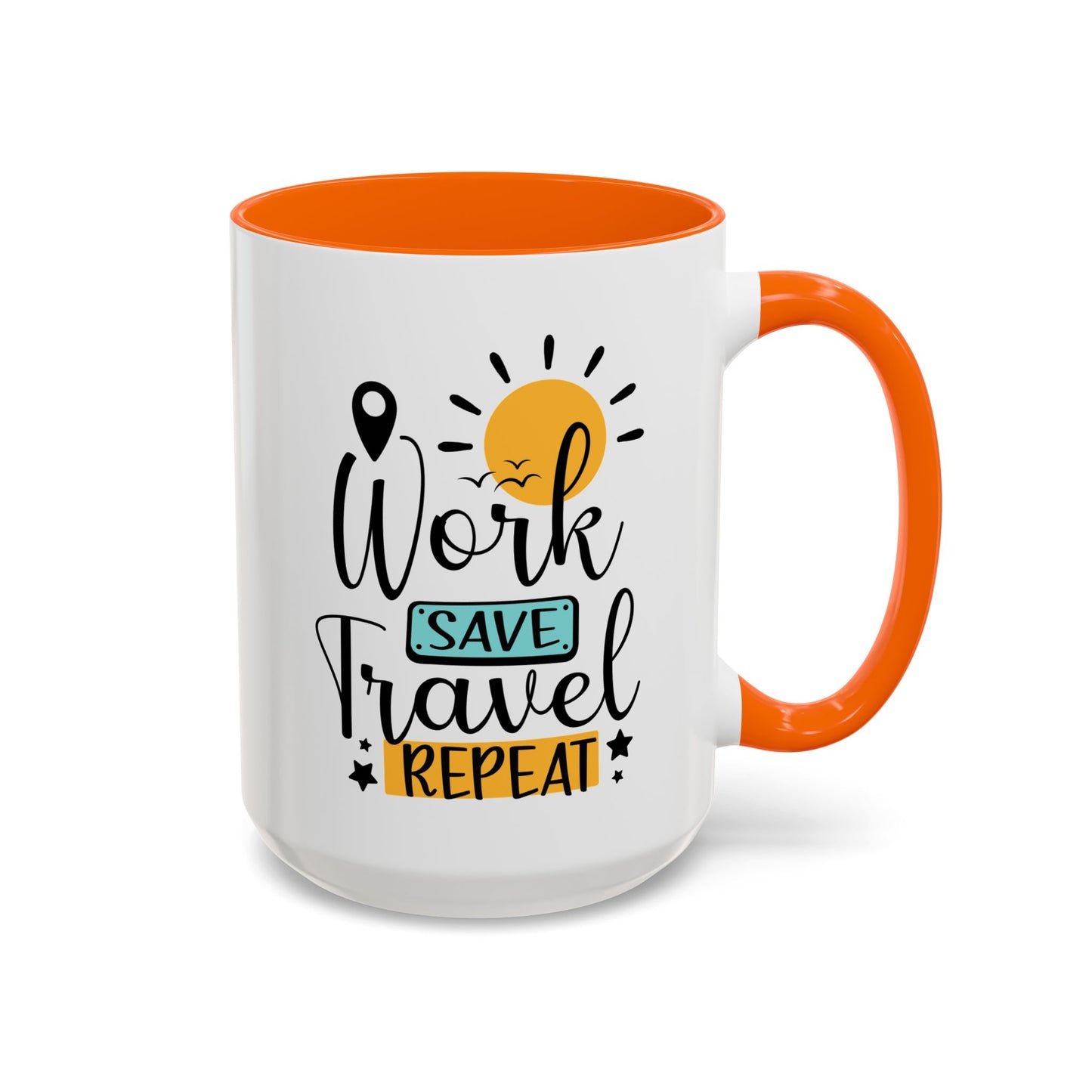 Adventure Mug - Work Save Travel Repeat