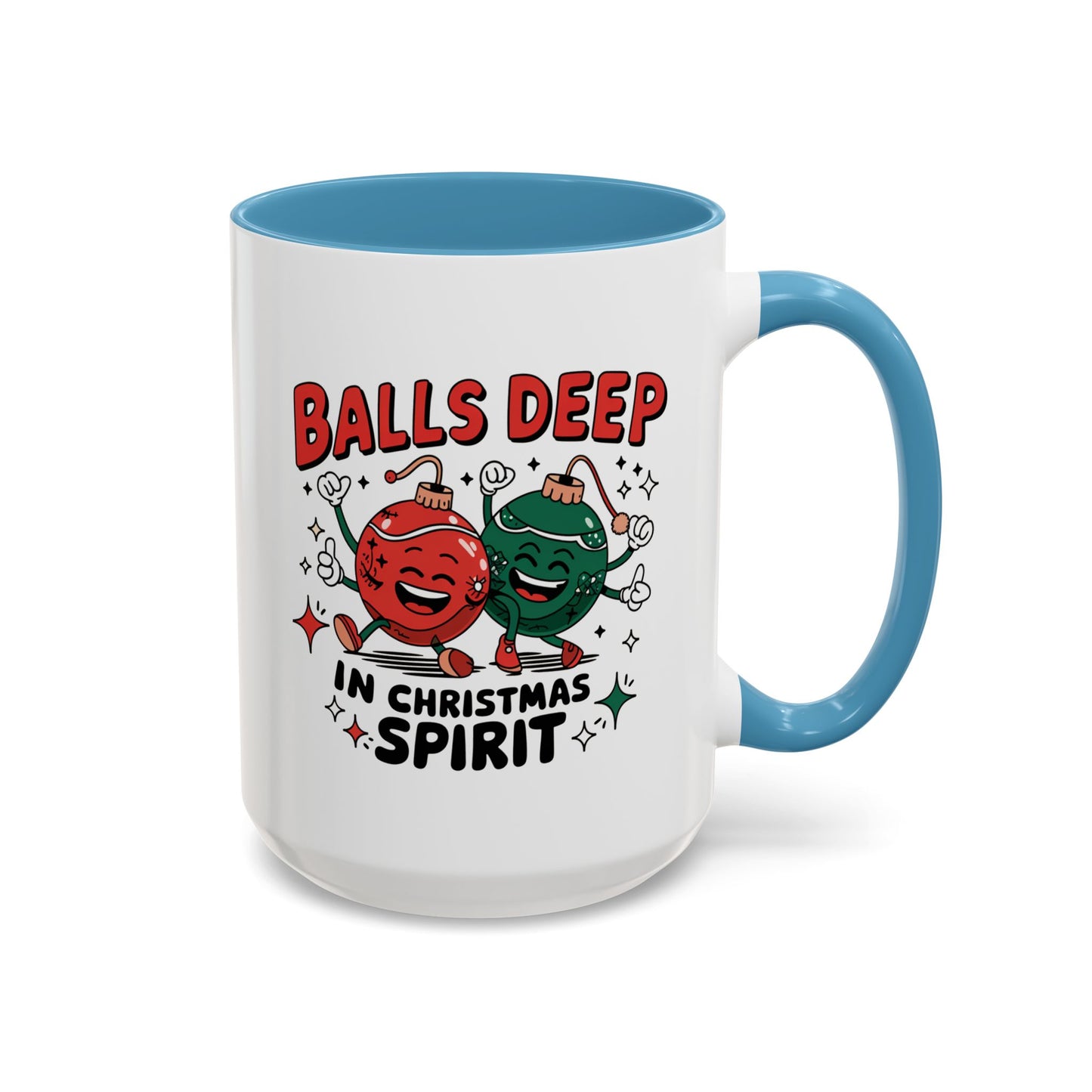 Adult Mug - Balls Deep in Christmas Spirit