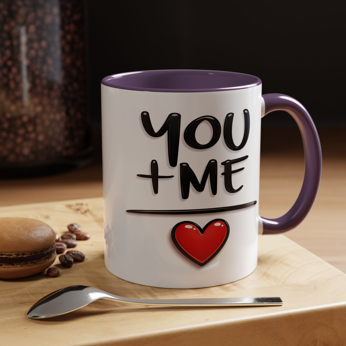 Anniversary Mug - You and Me Red Heart