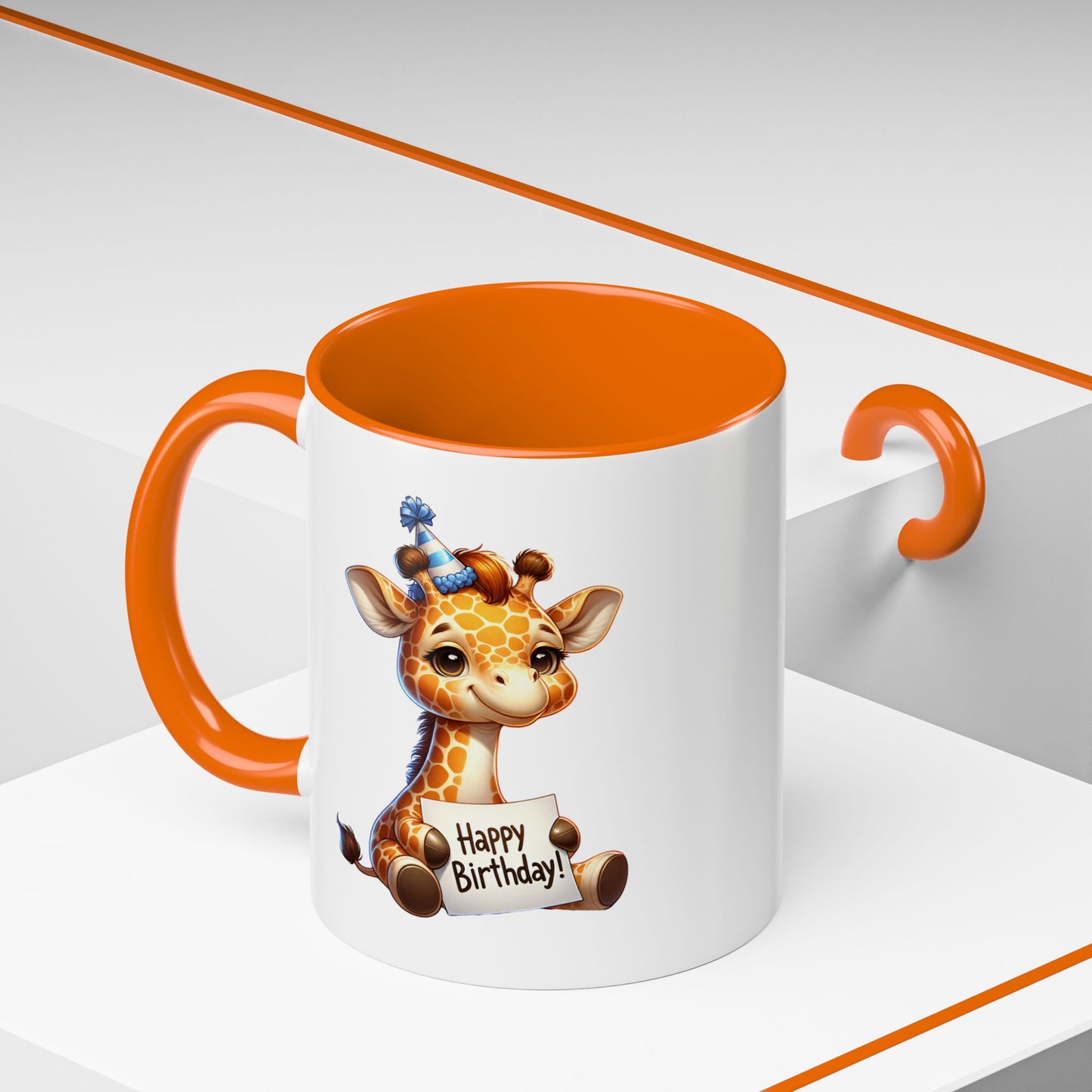 Birthday Mug - Giraffe Clipart