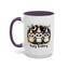 Birthday Mug - Happy Birthday Owls