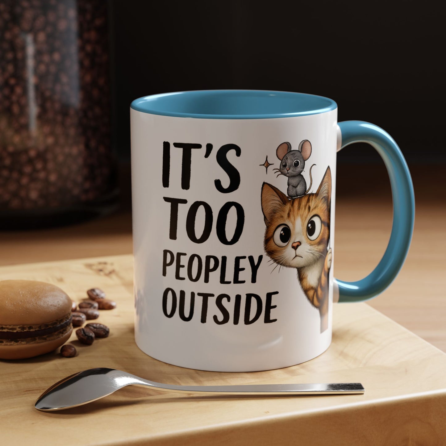 Animal Mug - It's Too Peopley Outside