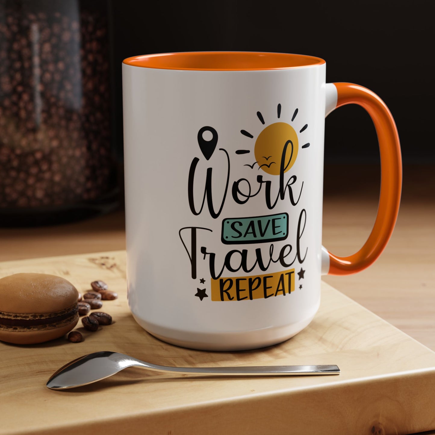 Adventure Mug - Work Save Travel Repeat