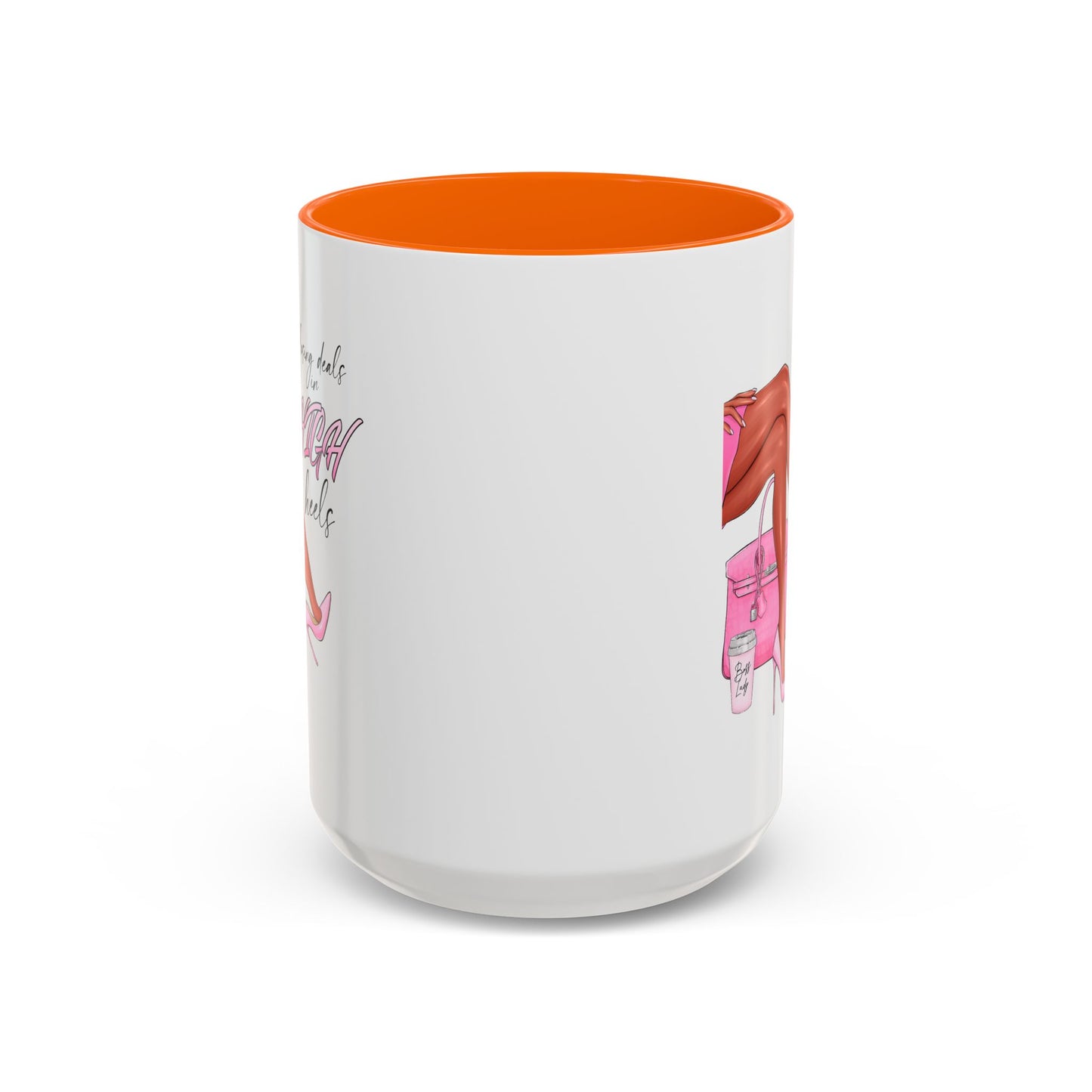 Humor Mug - Closing Deals in High Heels