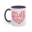 Valentine's Day Mug - Love You Heart Lettering