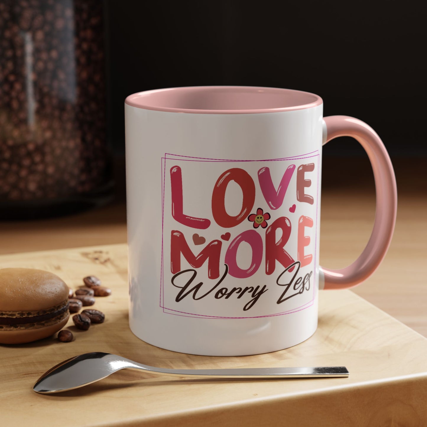 Wellness Mug - Love More Worry Less Frame