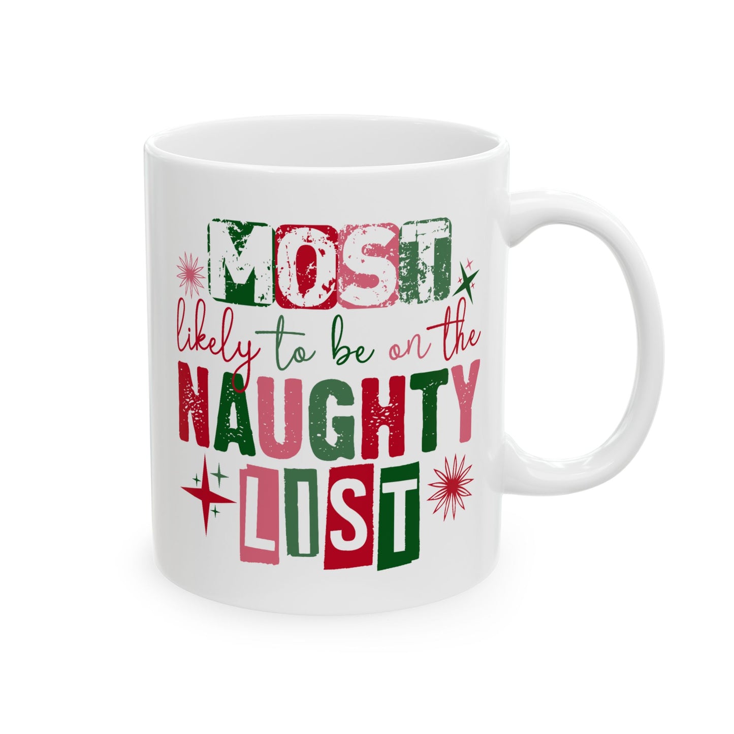 Adult Mug - Most Likely To Be On The Naughty List