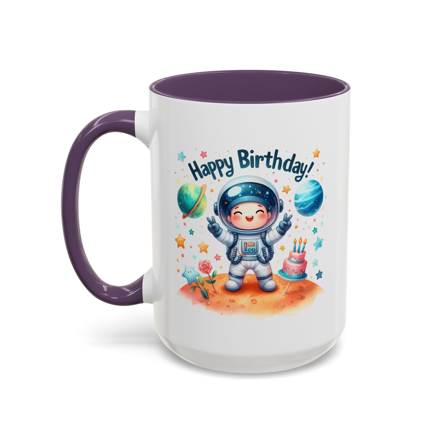 Birthday Mug - Happy Birthday Astronaut