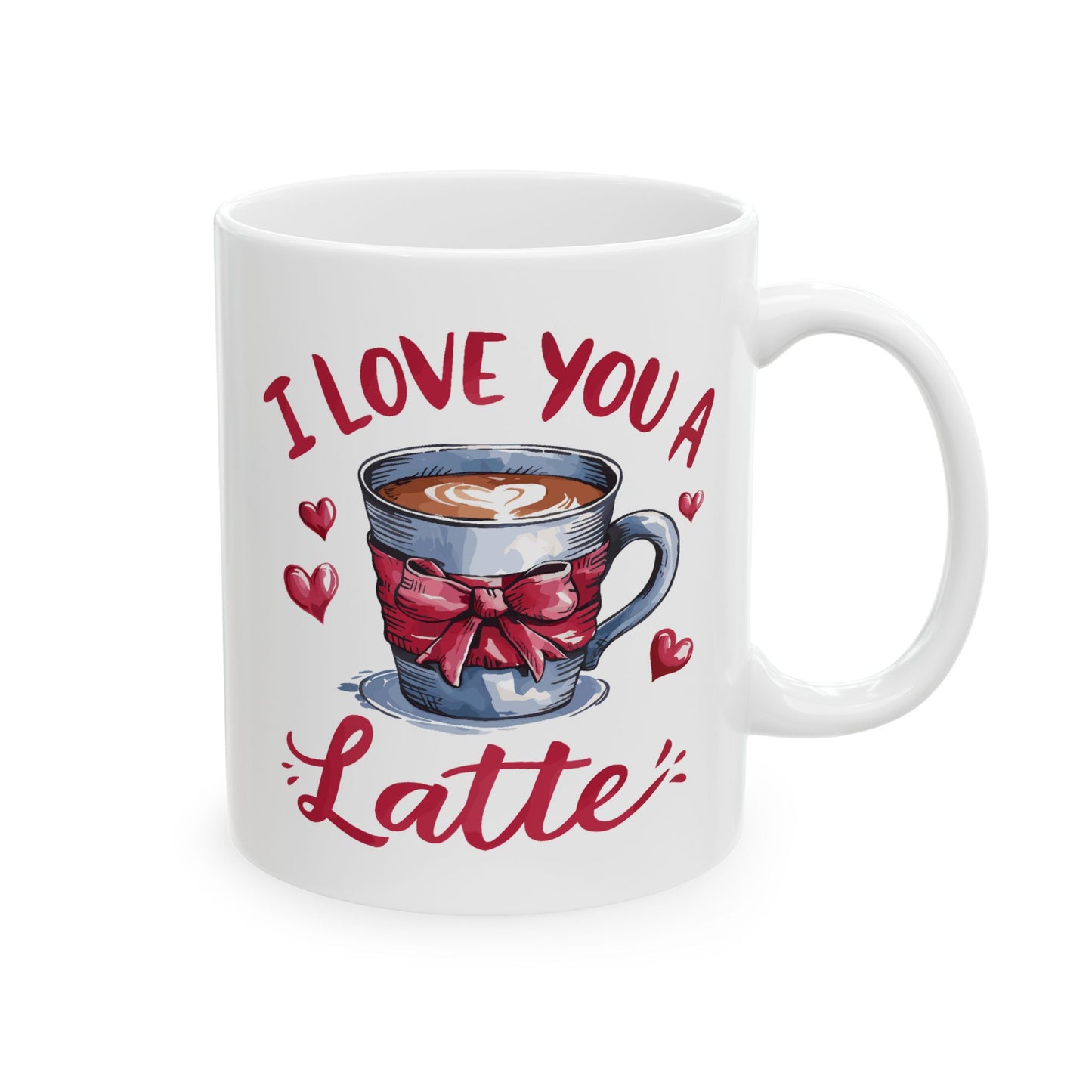 Anniversary Mug - I Love You a Latte
