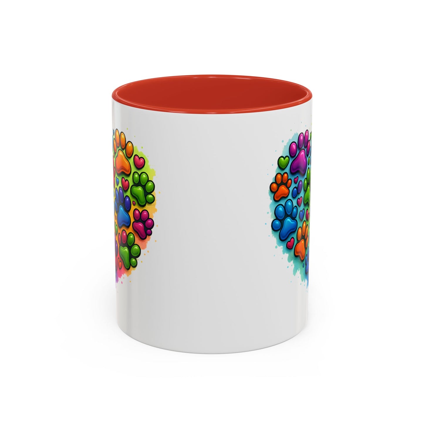 Animal Mug - Dog Paws Heart