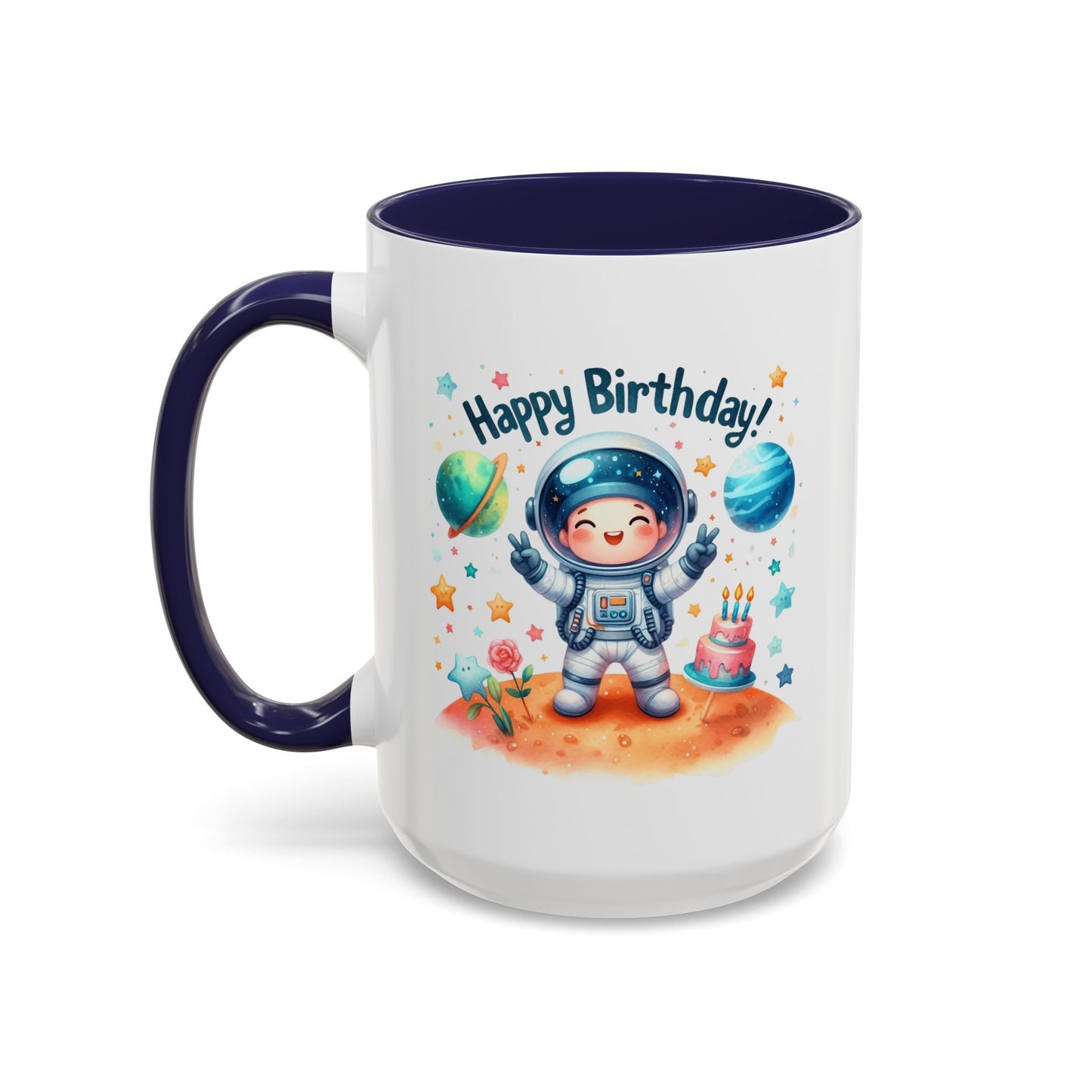 Birthday Mug - Happy Birthday Astronaut