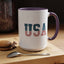4th of July Mug - USA American Flag