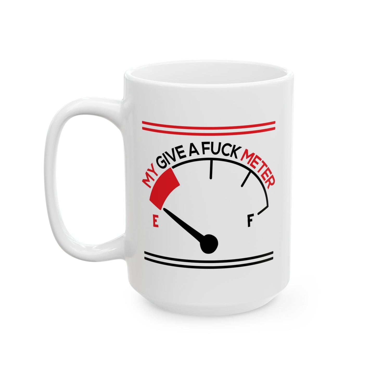 Adult Mug - My Give a Fuck Meter