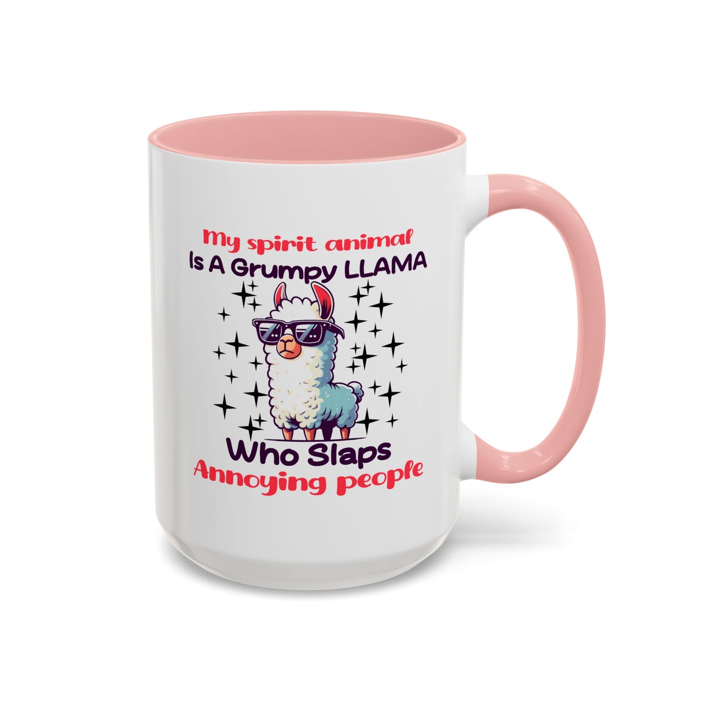 Humor Mug - My Spirit Animal is a Grumpy Llama